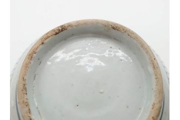 江戸〜明治期　古伊万里　染付　蛸唐草模様が見事な徳利(伊万里、花瓶、花入、花器、酒器、とっくり、和食器)(R-078822)