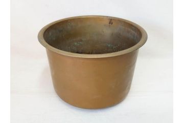 明治期　時代物　上手物　彫刻　鎌倉彫り　菊文　匠の技が光る彫刻が美しい火鉢(漆器、木製、丸火鉢、手あぶり)(R-078823)