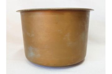 明治期　時代物　上手物　彫刻　鎌倉彫り　菊文　匠の技が光る彫刻が美しい火鉢(漆器、木製、丸火鉢、手あぶり)(R-078823)