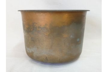 明治期　時代物　上手物　彫刻　鎌倉彫り　菊文　深みのある漆が上品な火鉢(漆器、木製、丸火鉢、手あぶり)(R-078824)