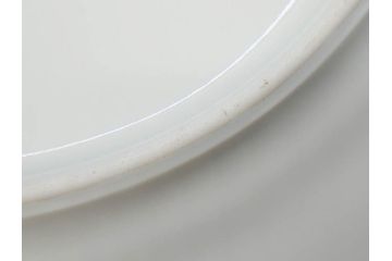 ビンテージ　フランス　LIMOGES(リモージュ)　GIRAUD(ジロー)　花柄がエレガントなプレート4枚&キャンドルスタンドセット(ヴィンテージ、フラワー、燭台、ろうそく立て、火立て、キャンドルスティック、蝋燭立て、皿、中皿、磁器、洋食器)(R-078839)