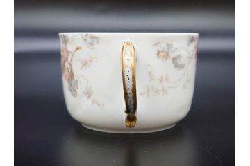 ビンテージ　フランス　LIMOGES(リモージュ)　HAVILAND(アビランド)　淡い花柄が上品なカップ&ソーサー7客セット(ヴィンテージ、金彩、フラワー、C&S、磁器、洋食器)(R-078840)