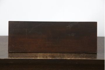 和製ビンテージ　松本民芸家具　シックな佇まいが目を惹く卓上ミラー(置き鏡、スタンドミラー、鏡、ヴィンテージ)(R-078842)