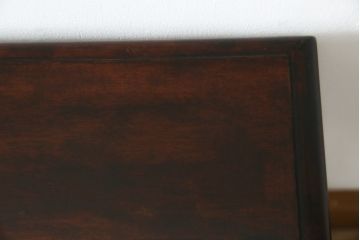 和製ビンテージ　松本民芸家具　#25型スツール・テーブル　クラシカルなデザインがお洒落なサイドテーブル(コーヒーテーブル、カフェテーブル、花台、飾り台、椅子、イス、ヴィンテージ)(R-078843)