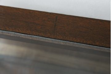 和製アンティーク　素朴な佇まいが魅力的な卓上Gケース(ショーケース、ガラスケース、飾り棚、陳列棚、店舗什器)(R-078849)