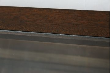 和製アンティーク　素朴な佇まいが魅力的な卓上Gケース(ショーケース、ガラスケース、飾り棚、陳列棚、店舗什器)(R-078849)