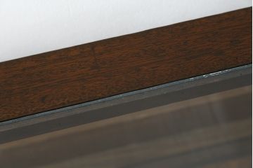 和製アンティーク　素朴な佇まいが魅力的な卓上Gケース(ショーケース、ガラスケース、飾り棚、陳列棚、店舗什器)(R-078849)