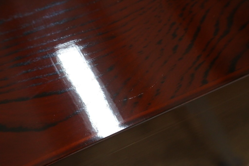 中古　美品!!　木地呂塗りに漆絵が美しい特注品の岩谷堂箪笥　定価約150万円　(R-078854)