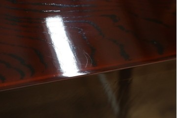 中古　美品!!　木地呂塗りに漆絵が美しい特注品の岩谷堂箪笥　定価約150万円　(R-078854)