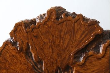 和製ビンテージ　美品　上手物!!　楓玉杢材　重厚な一枚板の衝立て(パーテーション、衝い立て、つい立て、間仕切り、ディスプレイ、ヴィンテージ)(R-078858)