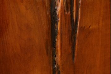 和製ビンテージ　美品　上手物!!　楓玉杢材　重厚な一枚板の衝立て(パーテーション、衝い立て、つい立て、間仕切り、ディスプレイ、ヴィンテージ)(R-078858)