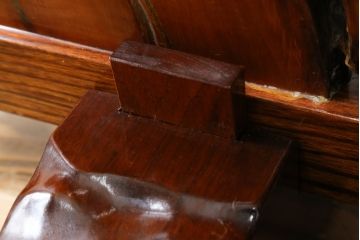 和製ビンテージ　美品　上手物!!　楓玉杢材　重厚な一枚板の衝立て(パーテーション、衝い立て、つい立て、間仕切り、ディスプレイ、ヴィンテージ)(R-078858)