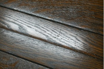 イギリスアンティーク　希少な低いサイズ!!　オーク材　ツイストレッグのドローリーフコーヒーテーブル　(R-078859)