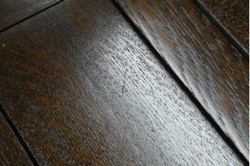 イギリスアンティーク　希少な低いサイズ!!　オーク材　ツイストレッグのドローリーフコーヒーテーブル　(R-078859)