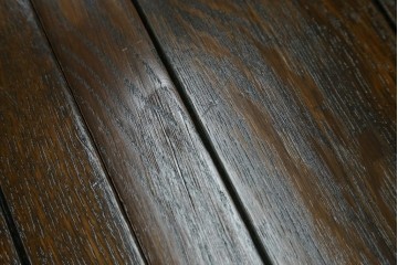 イギリスアンティーク　希少な低いサイズ!!　オーク材　ツイストレッグのドローリーフコーヒーテーブル　(R-078859)