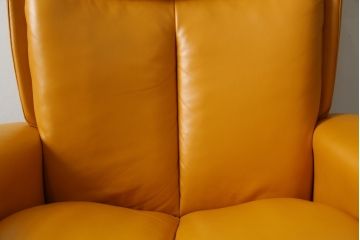 中古　EKORNES(エコーネス)　Stressless Magic(ストレスレス マジック)　シグニチャー　Sサイズ　本革　オットマン付きストレスレスチェア(レザー、リクライニングチェア、一人掛けソファ、1P、アームチェア、フットスツール)(R-078861)