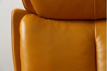 中古　EKORNES(エコーネス)　Stressless Magic(ストレスレス マジック)　シグニチャー　Sサイズ　本革　オットマン付きストレスレスチェア(レザー、リクライニングチェア、一人掛けソファ、1P、アームチェア、フットスツール)(R-078861)