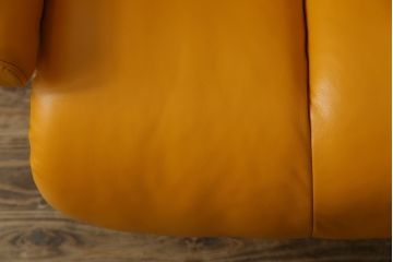 中古　EKORNES(エコーネス)　Stressless Magic(ストレスレス マジック)　シグニチャー　Sサイズ　本革　オットマン付きストレスレスチェア(レザー、リクライニングチェア、一人掛けソファ、1P、アームチェア、フットスツール)(R-078861)