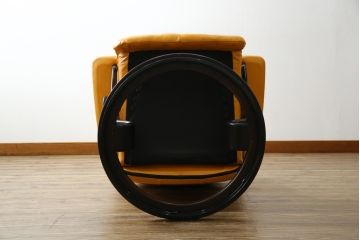 中古　EKORNES(エコーネス)　Stressless Magic(ストレスレス マジック)　シグニチャー　Sサイズ　本革　オットマン付きストレスレスチェア(レザー、リクライニングチェア、一人掛けソファ、1P、アームチェア、フットスツール)(R-078861)