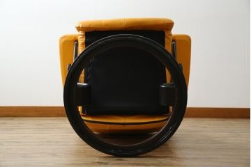中古　EKORNES(エコーネス)　Stressless Magic(ストレスレス マジック)　シグニチャー　Sサイズ　本革　オットマン付きストレスレスチェア(レザー、リクライニングチェア、一人掛けソファ、1P、アームチェア、フットスツール)(R-078862)