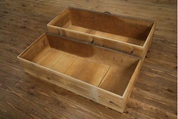 和製アンティーク　上杢!!　前面欅(ケヤキ)材　金具遣いが上品で風情のある相馬箪笥ローボード(仙台箪笥、時代箪笥、和たんす、衣装箪笥、引き出し、サイドボード、テレビ台、サイドチェスト)(R-078867)