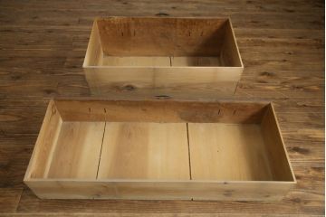 和製アンティーク　上杢!!　前面欅(ケヤキ)材　金具遣いが上品で風情のある相馬箪笥ローボード(仙台箪笥、時代箪笥、和たんす、衣装箪笥、引き出し、サイドボード、テレビ台、サイドチェスト)(R-078868)
