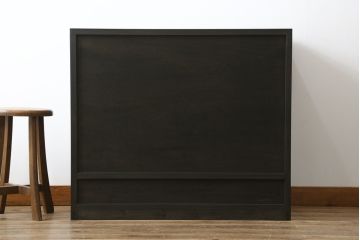 中古　ラフジュ工房オリジナル　古建具リメイク　すりガラス入り　洗練された和の雰囲気を放つサイドボード(書院戸、組子、サイドキャビネット、収納棚、戸棚、食器棚)(R-078870)