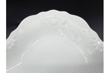 ビンテージ　フランス　LIMOGES(リモージュ)　Georges Boyer(ジョルジュ ボワイエ)　GIRAUD(ジロー)　優雅なデザインが魅力的なプレート3枚セット(ヴィンテージ、薔薇、バラ、ローズ、金彩、花柄、フラワー、大皿、変形皿、取手付き、耳付き、洋食器)(R-078881)