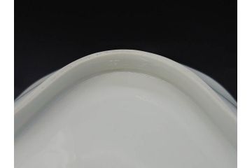 ビンテージ　フランス　LIMOGES(リモージュ)　Georges Boyer(ジョルジュ ボワイエ)　GIRAUD(ジロー)　優雅なデザインが魅力的なプレート3枚セット(ヴィンテージ、薔薇、バラ、ローズ、金彩、花柄、フラワー、大皿、変形皿、取手付き、耳付き、洋食器)(R-078881)