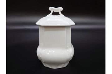 フランス/TRADITION CNP FRANCE　LIMOGES(リモージュ)　ドイツ/KRONESTER BAVARIA(クロネスター ババリア)　白磁　シンプルでどんな食卓にも馴染むシュガーポット2点・バスケット・小物入れ2点セット(菓子器、蓋物、カゴ、籠、洋食器)(R-078882)