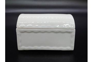 ビンテージ　フランス　LIMOGES(リモージュ)　白磁　様々な用途に使える小物入れ5点セット(ヴィンテージ、蓋物、洋食器、シェル、貝)(R-078883)