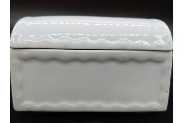 ビンテージ　フランス　LIMOGES(リモージュ)　白磁　様々な用途に使える小物入れ5点セット(ヴィンテージ、蓋物、洋食器、シェル、貝)(R-078883)
