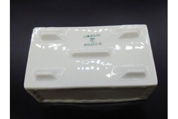ビンテージ　フランス　LIMOGES(リモージュ)　白磁　様々な用途に使える小物入れ5点セット(ヴィンテージ、蓋物、洋食器、シェル、貝)(R-078883)
