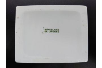 ビンテージ　フランス　LIMOGES(リモージュ)　白磁　様々な用途に使える小物入れ5点セット(ヴィンテージ、蓋物、洋食器、シェル、貝)(R-078883)