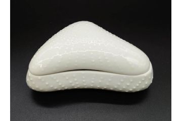 ビンテージ　フランス　LIMOGES(リモージュ)　白磁　様々な用途に使える小物入れ5点セット(ヴィンテージ、蓋物、洋食器、シェル、貝)(R-078883)