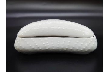 ビンテージ　フランス　LIMOGES(リモージュ)　白磁　様々な用途に使える小物入れ5点セット(ヴィンテージ、蓋物、洋食器、シェル、貝)(R-078883)
