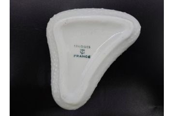 ビンテージ　フランス　LIMOGES(リモージュ)　白磁　様々な用途に使える小物入れ5点セット(ヴィンテージ、蓋物、洋食器、シェル、貝)(R-078883)