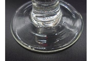 大正〜昭和初期　当時物　レトロな雰囲気が可愛らしい赤縁氷コップ2客セット(グラス、吹きガラス、和ガラス、硝子)(R-078887)