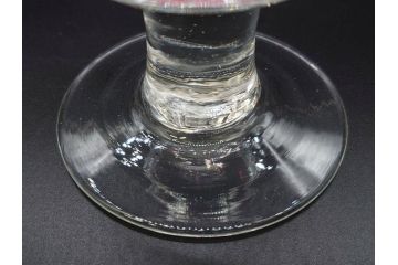 大正〜昭和初期　当時物　レトロな雰囲気が可愛らしい赤縁氷コップ2客セット(グラス、吹きガラス、和ガラス、硝子)(R-078887)