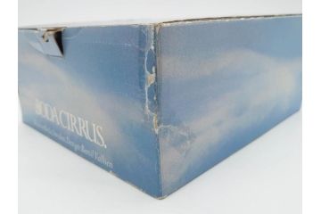 スウェーデン　BODA(ボダ社)　Bertil Vallien(バーティル・ヴァリーン)　Cirrusシリーズ　S2532　泡模様が印象的なガラスボウル(KOSTA BODA、コスタボダ、ガラスベース、花瓶、花器、花入、花生、鉢、硝子、箱付き、刻印あり)(R-078889)　