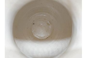 時代物　在銘 大迫　薩摩焼　白薩摩　双耳　金彩で緻密に描かれたデザインが華麗な花瓶(壺、花器、花入、花生、象耳、壷、つぼ、ゾウ、龍、鳳凰、裏印)(R-078894)