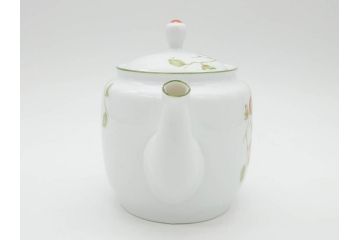 オールドノリタケ　NORITAKE　ヤジロベー印　くつろぎの一時を楽しめるティーセット(ティーポット、クリーマー、シュガーポット、C&S6客、ティーカップ&ソーサー、柿、日本陶器會社、果物、洋食器、箱付き)(R-078895)