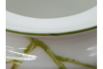 オールドノリタケ　NORITAKE　ヤジロベー印　くつろぎの一時を楽しめるティーセット(ティーポット、クリーマー、シュガーポット、C&S6客、ティーカップ&ソーサー、柿、日本陶器會社、果物、洋食器、箱付き)(R-078895)