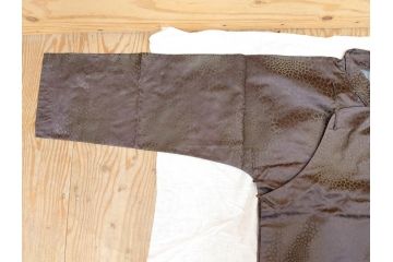 戦前　中国　満州　上海　支那　唐服　カンフー服　チャイナ服　長袍　萬昌提荘　中国服(鳳凰、辮髪帽、チャイナ帽、帽子、支那靴、民族衣装、袋付き)(R-078899)