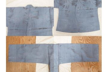 戦前　中国　満州　上海　支那　唐服　カンフー服　チャイナ服　長袍　萬昌提荘　中国服(鳳凰、辮髪帽、チャイナ帽、帽子、支那靴、民族衣装、袋付き)(R-078899)
