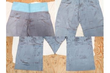 戦前　中国　満州　上海　支那　唐服　カンフー服　チャイナ服　長袍　萬昌提荘　中国服(鳳凰、辮髪帽、チャイナ帽、帽子、支那靴、民族衣装、袋付き)(R-078899)