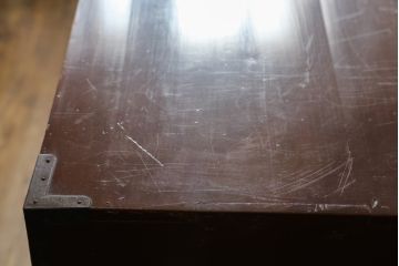 和製アンティーク　上手物!!　漆塗り　溜塗　内部桐材　落ち着きのある佇まいが魅力的な衣装箪笥(収納箪笥、時代箪笥、引き出し、チェスト)(R-078905)