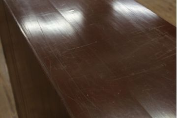 和製アンティーク　上手物!!　漆塗り　溜塗　内部桐材　落ち着きのある佇まいが魅力的な衣装箪笥(収納箪笥、時代箪笥、引き出し、チェスト)(R-078905)