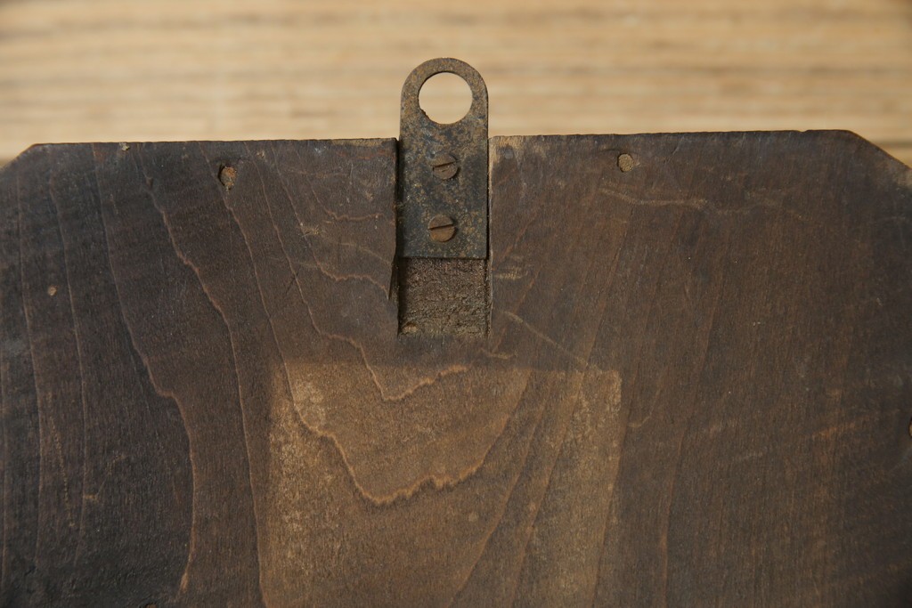 和製アンティーク　TOKYO MARK(東京マーク)　TUKYO MARK　丸いフォルムが可愛らしいシンプルな振り子時計　(R-078907)