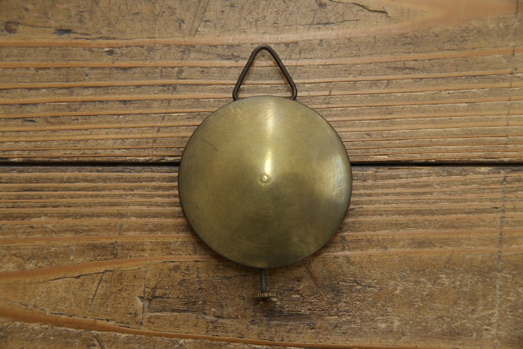 和製アンティーク　TOKYO MARK(東京マーク)　TUKYO MARK　丸いフォルムが可愛らしいシンプルな振り子時計　(R-078907)